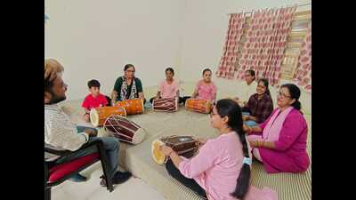 A learning session in progress at Lucknow’s BSV (HT Photo) A learning session in progress at Lucknow’s BSV (HT Photo)