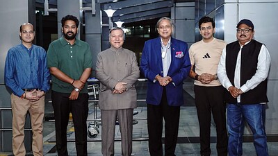 Shashi Tharoor-led delegation includes JMM MP Sarfaraz Ahmad, BJP MPs Tejasvi Surya and Bhubaneswar Kalita, and TDP MP Ganti Harish Madhur. They are set to visit USA, Panama, Guyana, Brazil and Colombia. (Randhir Jaiswal - X) Shashi Tharoor-led delegation includes JMM MP Sarfaraz Ahmad, BJP MPs Tejasvi Surya and Bhubaneswar Kalita, and TDP MP Ganti Harish Madhur. They are set to visit USA, Panama, Guyana, Brazil and Colombia. (Randhir Jaiswal - X)