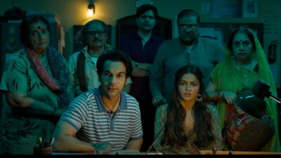 Bhool Chuk Maaf box office collection day 1: Rajkummar Rao and Wamiqa Gabbi in a still from the film.