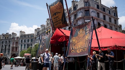 A general view shows "The Wizarding World of Harry Potter - Ministry of Magic" world in Universal Epic Universe theme park ahead of the grand opening ceremony in Orlando, Florida, U.S. May 21, 2025. REUTERS/Marco Bello (REUTERS)