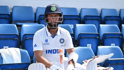 India's Cheteshwar Pujara during the 2023 WTC Final (AFP) India's Cheteshwar Pujara during the 2023 WTC Final (AFP)