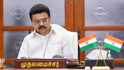 Tamil Nadu chief minister MK Stalin at the Secretariat. (PTI)