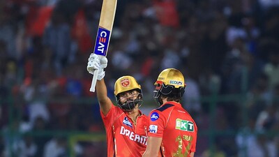 Captain Shreyas Iyer kept his strong season going, scoring 53 against his former team to anchor the first innings. Iyer took on Kuldeep Yadav for a couple of massive sixes, reconstructing at pace after a few early wickets. (PTI) Captain Shreyas Iyer kept his strong season going, scoring 53 against his former team to anchor the first innings. Iyer took on Kuldeep Yadav for a couple of massive sixes, reconstructing at pace after a few early wickets. (PTI)