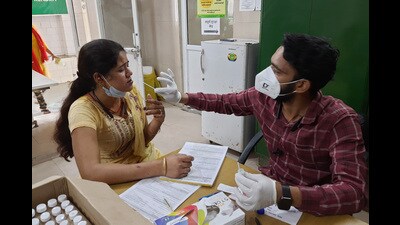 Saturday’s meeting was the second Covid-19 review meeting held by the health ministry in past week, following reports of rising cases in countries like Singapore and Hong Kong. (HT PHOTO)