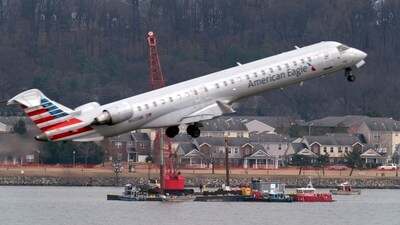 Wreckage of a flight near DC airport being recovered among several flight mishaps near the national capital. (AP)