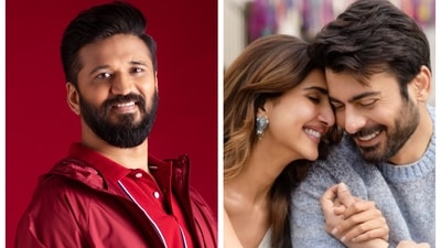 Amit Trivedi; (right) a still from Abir Gulaal Amit Trivedi; (right) a still from Abir Gulaal