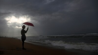 The IMD has also predicted heavy rainfall at isolated places over North Coastal Andhra Pradesh and Yanam on Tuesday, May 27. (File/AP)