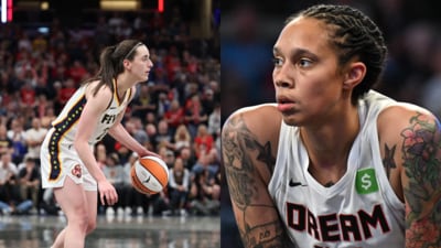 Rumours swirl that Brittney Griner's comments targeted at Caitlin Clark amid social media uproar. (AFP) Rumours swirl that Brittney Griner's comments targeted at Caitlin Clark amid social media uproar. (AFP)