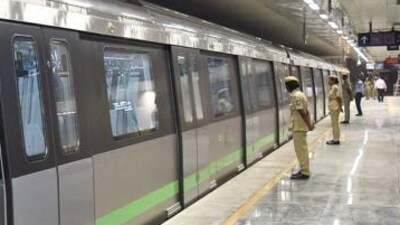 The incident occurred on Friday afternoon at the Mahakavi Kuvempu Road Metro station. (Representational Image) (PTI File Photo) The incident occurred on Friday afternoon at the Mahakavi Kuvempu Road Metro station. (Representational Image) (PTI File Photo)