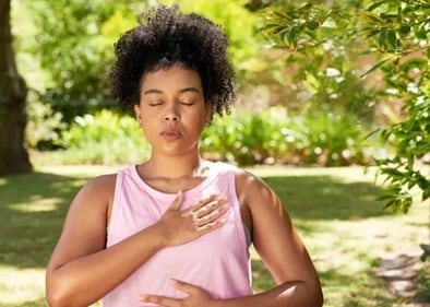Focus breathing exercises such as box breathing, or diaphragmatic breathing help in regulating the nervous system and relaxing the body. (Unsplash) Focus breathing exercises such as box breathing, or diaphragmatic breathing help in regulating the nervous system and relaxing the body. (Unsplash)