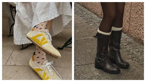 Commuter core swaps heels for flats. (PC: Pinterest) Commuter core swaps heels for flats. (PC: Pinterest)