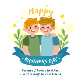 Happy Brother's Day 2025. (Freepik) Happy Brother's Day 2025. (Freepik)