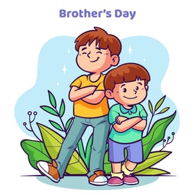 Happy Brother's Day 2025. (Freepik) Happy Brother's Day 2025. (Freepik)