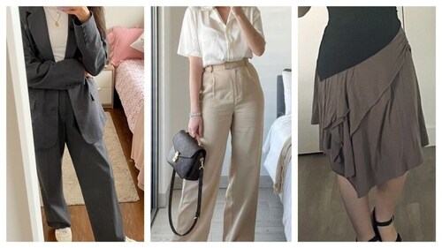 Essentials like asymmetrical hemlines bring an ubercool off-duty model cool, while easy-fitting suits and neutral ensembles keep things sleek, smart, while being on the go. (PC: Pinterest) Essentials like asymmetrical hemlines bring an ubercool off-duty model cool, while easy-fitting suits and neutral ensembles keep things sleek, smart, while being on the go. (PC: Pinterest)