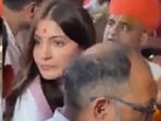 Anushka Sharma and Virat Kohli at the Hanuman Garhi temple. Anushka Sharma and Virat Kohli at the Hanuman Garhi temple.