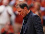 Rafa Nadal is overwhelmed with emotion during a farewell ceremony at center court Philippe-Chatrier, at the Roland-Garros stadium