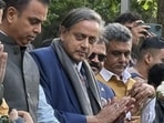 Congress MP Shashi Tharoor visited the National September 11 Memorial in the US with his all-party delegation. Congress MP Shashi Tharoor visited the National September 11 Memorial in the US with his all-party delegation.
