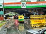 New Delhi: Vehicles wade through the waterlogged Minto Bridge underpass amid rains, in New Delhi, Friday, May 2, 2025. New Delhi: Vehicles wade through the waterlogged Minto Bridge underpass amid rains, in New Delhi, Friday, May 2, 2025.