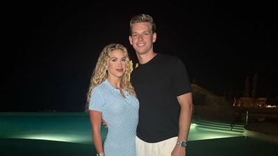 Gracie Hunt posing with Derek Green. (Instagram/ Gracie Hunt)