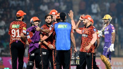 Already eliminated, SRH ended their IPL 2025 campaign with a huge 101-run win vs KKR, in New Delhi on Sunday. (Ishant) Already eliminated, SRH ended their IPL 2025 campaign with a huge 101-run win vs KKR, in New Delhi on Sunday. (Ishant)