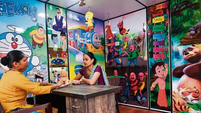 Child-friendly centres (rooms) were introduced in two police stations in Mumbai - Sion and Matunga - earlier this month. (Hindustan Times) Child-friendly centres (rooms) were introduced in two police stations in Mumbai - Sion and Matunga - earlier this month. (Hindustan Times)