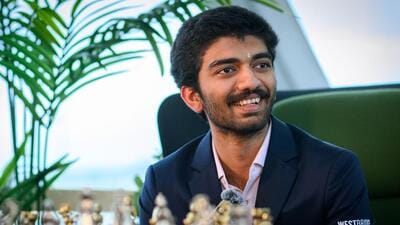 FIDE world chess champion D Gukesh at the Norway Chess tournament. (Norway Chess) FIDE world chess champion D Gukesh at the Norway Chess tournament. (Norway Chess)