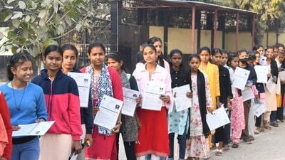 TSBIE IPASE May Exam 2025: TSBIE IPASE May Exam 2025: On May 25, exams for Maths, Zoology & History papers were held for 1st year and 2nd year students. A total of 1,73,995 students appeared for the exam. (HT File/Santosh Kumar) TSBIE IPASE May Exam 2025: TSBIE IPASE May Exam 2025: On May 25, exams for Maths, Zoology & History papers were held for 1st year and 2nd year students. A total of 1,73,995 students appeared for the exam. (HT File/Santosh Kumar)