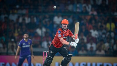 Meanwhile, Travis Head slammed 76 off 40 balls. (Hindustan Times) Meanwhile, Travis Head slammed 76 off 40 balls. (Hindustan Times)