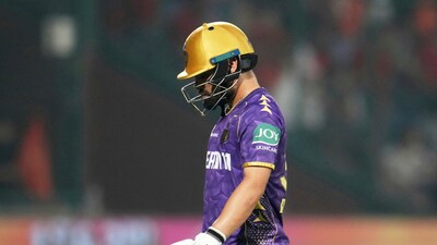 Chasing 279 runs, KKR collapsed for 168 in 18.4 overs. (AP) Chasing 279 runs, KKR collapsed for 168 in 18.4 overs. (AP)