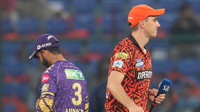The match began with SRH skipper Pat Cummins winning the toss and opting to bat. (AP) The match began with SRH skipper Pat Cummins winning the toss and opting to bat. (AP)