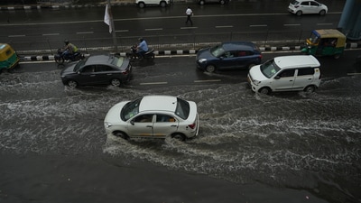Heavy rains overnight have led to waterlogging in Delhi (PTI) Heavy rains overnight have led to waterlogging in Delhi (PTI)
