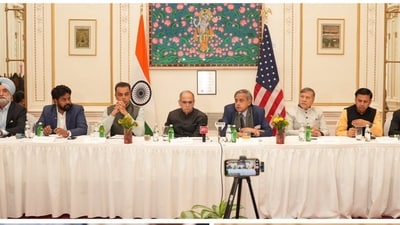 The all-party delegation led by Shashi Tharoor was welcomed by Indian Ambassador to the US, Vinay Mohan Kwatra. (@IndiainNewYork) The all-party delegation led by Shashi Tharoor was welcomed by Indian Ambassador to the US, Vinay Mohan Kwatra. (@IndiainNewYork)