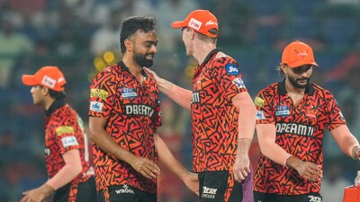 Jaydev Unadkat took three wickets for SRH, and was the best bowler. (PTI) Jaydev Unadkat took three wickets for SRH, and was the best bowler. (PTI)