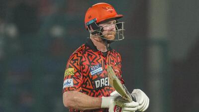 Sunrisers Hyderabad batter Heinrich Klaasen, who smashed a 37-ball century in the win over Kolkata Knight Riders at the Arun Jaitely Stadium in New Delhi on Sunday. (PTI) Sunrisers Hyderabad batter Heinrich Klaasen, who smashed a 37-ball century in the win over Kolkata Knight Riders at the Arun Jaitely Stadium in New Delhi on Sunday. (PTI)