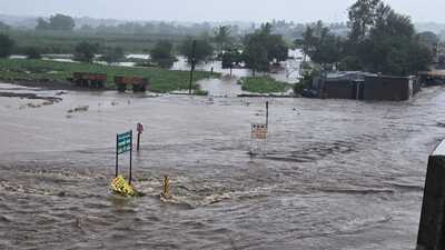 The eastern parts of Pune district, such as Baramati and Daund tehsils, witnessed heavy rainfall on Sunday. (HT Photo) The eastern parts of Pune district, such as Baramati and Daund tehsils, witnessed heavy rainfall on Sunday. (HT Photo)