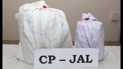 The heroin seized by Jalandhar commissionerate police. (Sourced) The heroin seized by Jalandhar commissionerate police. (Sourced)