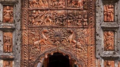 The terracotta temples are found only in Bengal. They were built by the regional kings and zamindars starting from the 15th century, some for their personal use within their homes, and others outside for the public.