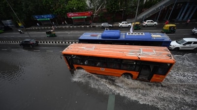 Delhi woke up to severe rainfall and thunderstorm on Sunday morning, which led to waterlogging in several areas of the national capital. (Arvind Yadav/HT) Delhi woke up to severe rainfall and thunderstorm on Sunday morning, which led to waterlogging in several areas of the national capital. (Arvind Yadav/HT)
