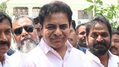 KT Rama Rao of the BRS has shown his support for Miss England Milla Magee and called for a probe into her allegations. (KTR/X) KT Rama Rao of the BRS has shown his support for Miss England Milla Magee and called for a probe into her allegations. (KTR/X)