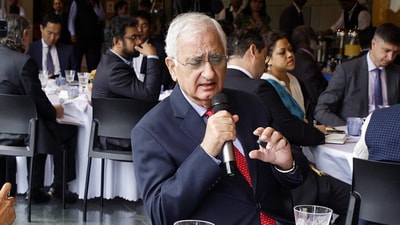 All-Party Parliamentary delegation member Congress leader Salman Khurshid engages with the Diplomatic Corps for Operation Sindoor global outreach, in Tokyo on Friday. (India in Japan-X) All-Party Parliamentary delegation member Congress leader Salman Khurshid engages with the Diplomatic Corps for Operation Sindoor global outreach, in Tokyo on Friday. (India in Japan-X)