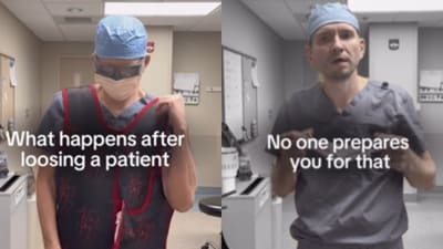 A viral video showed a Tennessee cardiologist revealing the emotional toll doctors face after losing patients. (Instagram/heart_transplant_doc) A viral video showed a Tennessee cardiologist revealing the emotional toll doctors face after losing patients. (Instagram/heart_transplant_doc)
