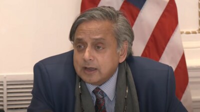 Speaking at the interaction organised by the Consulate General of India in New York, Shashi Tharoor reiterated India’s clear message to Pakistan. (via HT) Speaking at the interaction organised by the Consulate General of India in New York, Shashi Tharoor reiterated India’s clear message to Pakistan. (via HT)