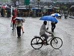 Mumbai rain: The weather forecast for Monday, as per IMD, is "generally cloudy sky with heavy rain". Mumbai rain: The weather forecast for Monday, as per IMD, is "generally cloudy sky with heavy rain".