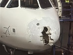 The Delhi-Srinagar IndiGo flight that hit turbulence mid-air due to inclement weather, prompting the pilot to report the "emergency" to air traffic control at Srinagar. The Delhi-Srinagar IndiGo flight that hit turbulence mid-air due to inclement weather, prompting the pilot to report the "emergency" to air traffic control at Srinagar.