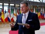 European Commissioner for Trade and Economic Security Maros Sefcovic said in a post on X that he had "good calls" with US Secretary of Commerce Howard Lutnick. European Commissioner for Trade and Economic Security Maros Sefcovic said in a post on X that he had "good calls" with US Secretary of Commerce Howard Lutnick.