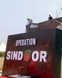 Hoardings have been put up across Ahmedabad celebrating the armed forces’ successes. (PTI) Hoardings have been put up across Ahmedabad celebrating the armed forces’ successes. (PTI)
