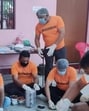 Interns at a Bada Mangal bhandara in Lucknow. (Sourced) Interns at a Bada Mangal bhandara in Lucknow. (Sourced)
