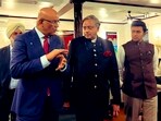 Congress MP Shashi Tharoor meets the former president of Guyana and current vice-president, Bharrat Jagdeo, in the presidential Palace, Georgetown. Congress MP Shashi Tharoor meets the former president of Guyana and current vice-president, Bharrat Jagdeo, in the presidential Palace, Georgetown.