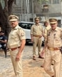 Police deployed outside the residence of SP MP Ramji Lal Suman in Agra on May 26. (HT photo) Police deployed outside the residence of SP MP Ramji Lal Suman in Agra on May 26. (HT photo)