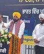 Punjab chief minister Bhagwant Mann launching the easy registry for property scheme in the presence of AAP national convener Arvind Kejriwal and MLA Kulwant Singh at the district administrative complex in Mohali on Monday. (Sanjeev Sharma/HT) Punjab chief minister Bhagwant Mann launching the easy registry for property scheme in the presence of AAP national convener Arvind Kejriwal and MLA Kulwant Singh at the district administrative complex in Mohali on Monday. (Sanjeev Sharma/HT)